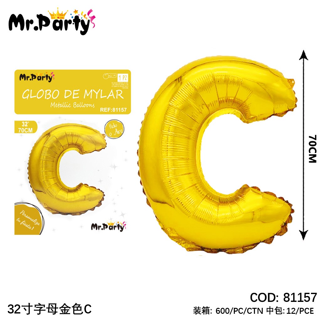 [Mr-81157] GLOBO MYLAR