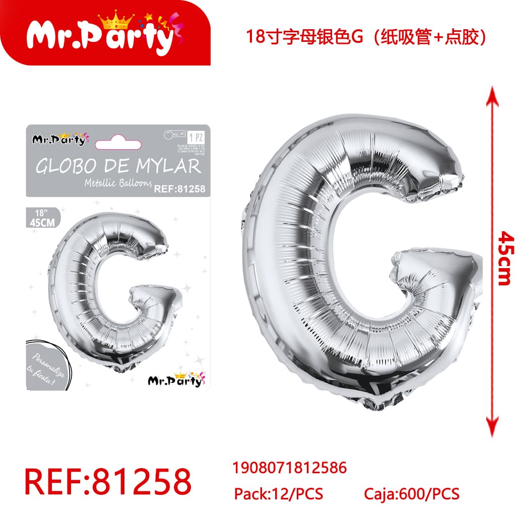 [Mr-81258] GLOBO MYLAR