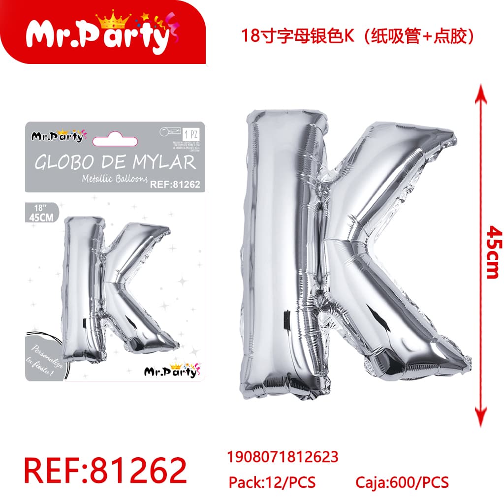 [Mr-81262] GLOBO MYLAR