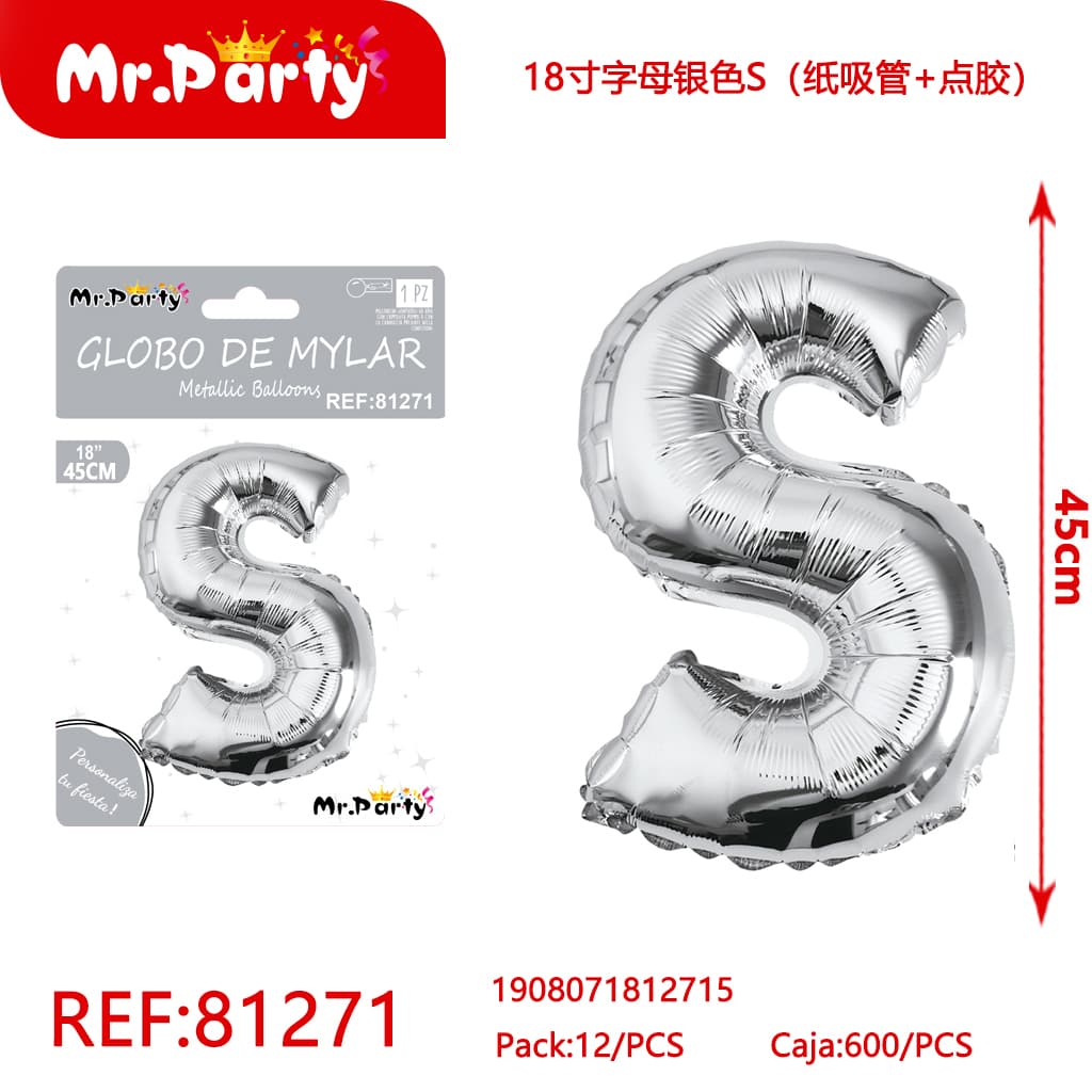 [Mr-81271] GLOBO MYLAR