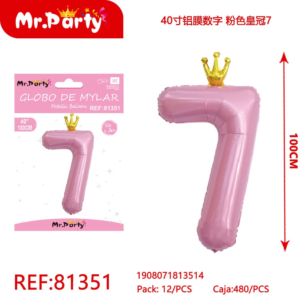 [Mr-81351] GLOBO MYLAR