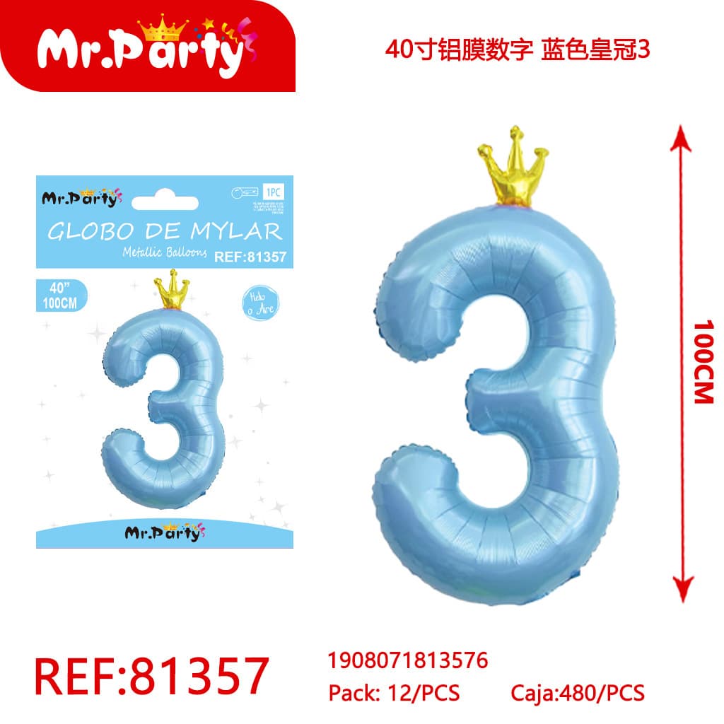 [Mr-81357] GLOBO MYLAR