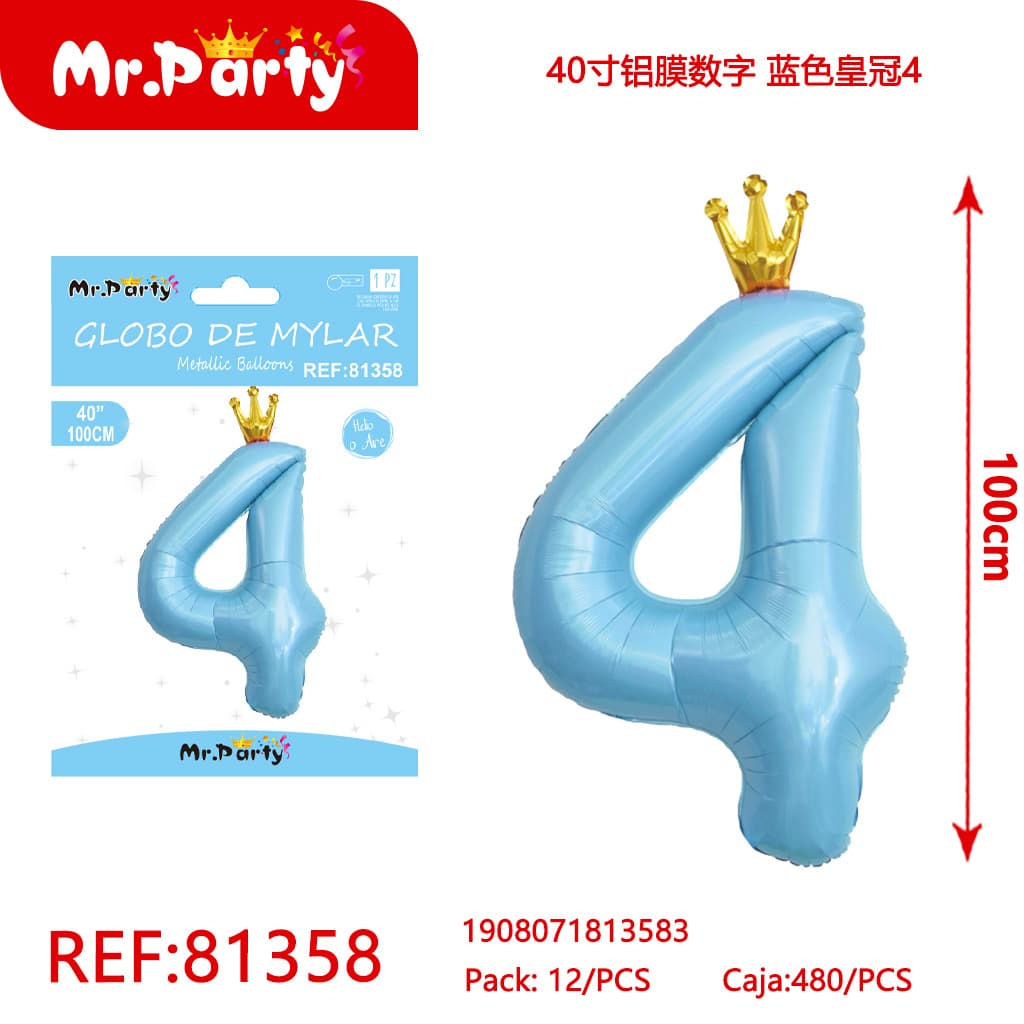 [Mr-81358] GLOBO MYLAR