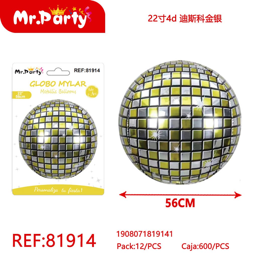 [Mr-81914] GLOBO MYLAR