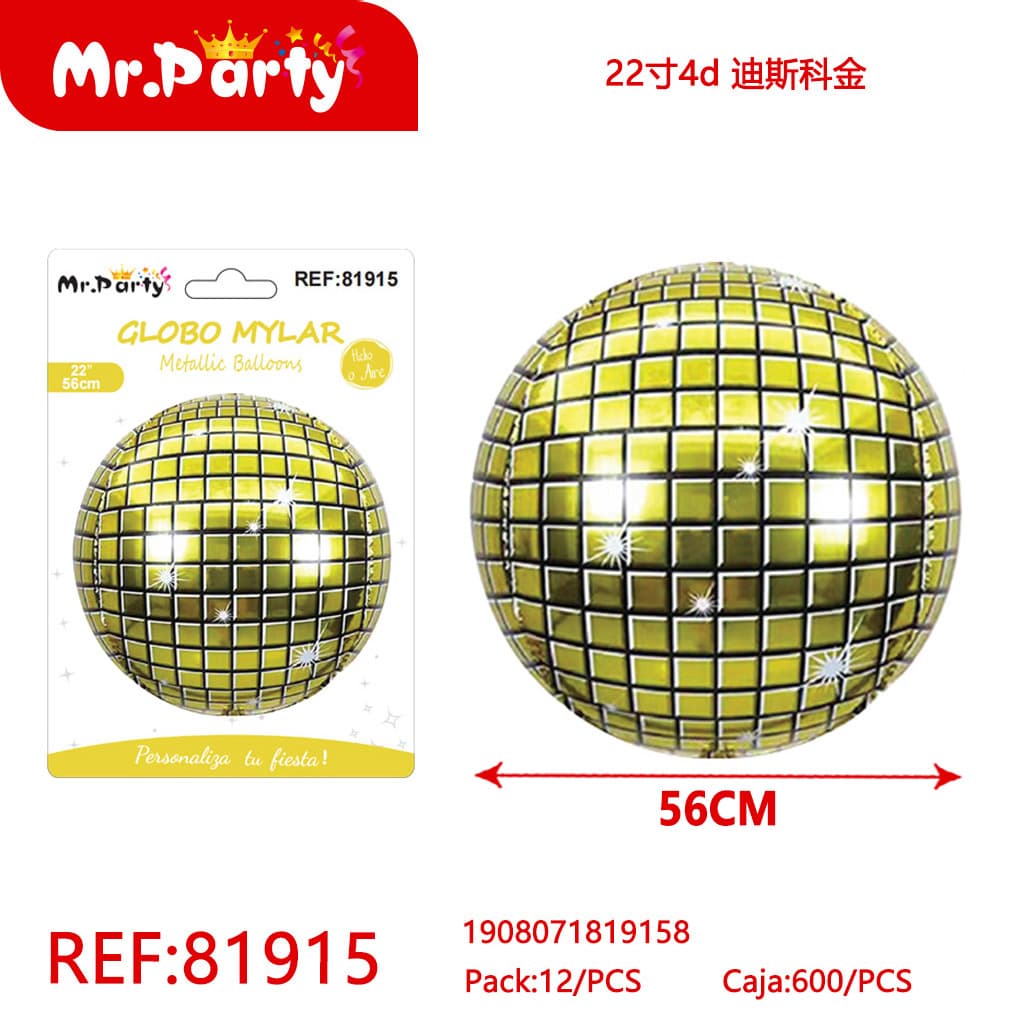 [Mr-81915] GLOBO MYLAR