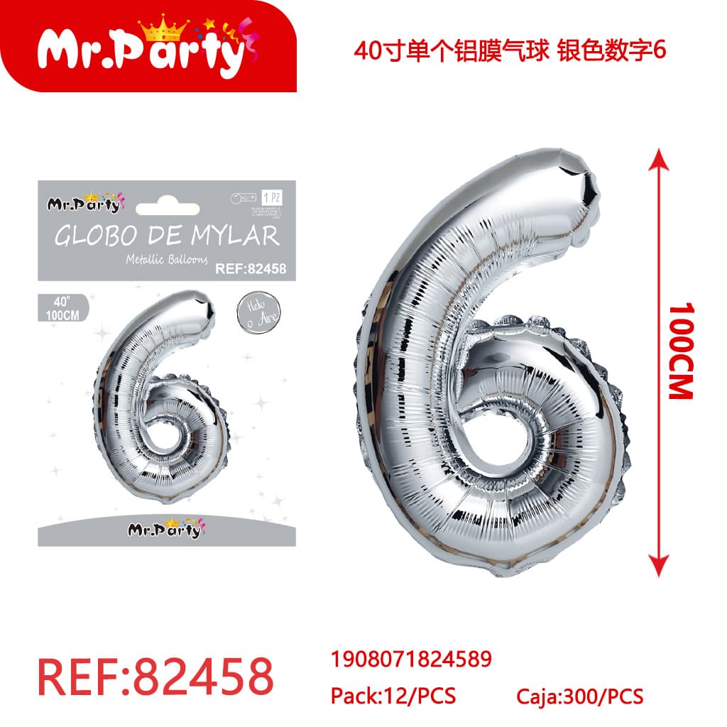 [Mr-82458] GLOBO MYLAR