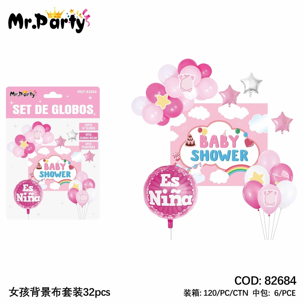 [Mr-82684] SET DE GLOBOS