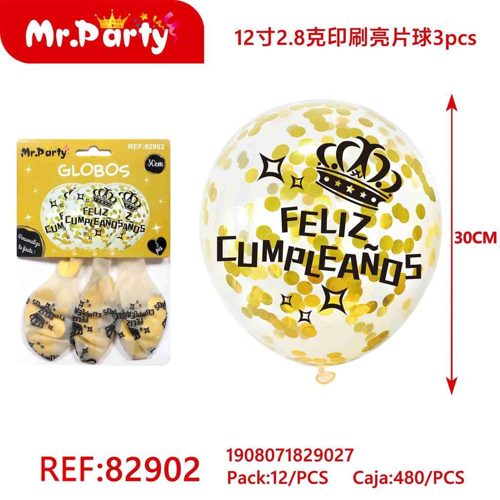 [Mr-82902] GLOBO CON CONFETI