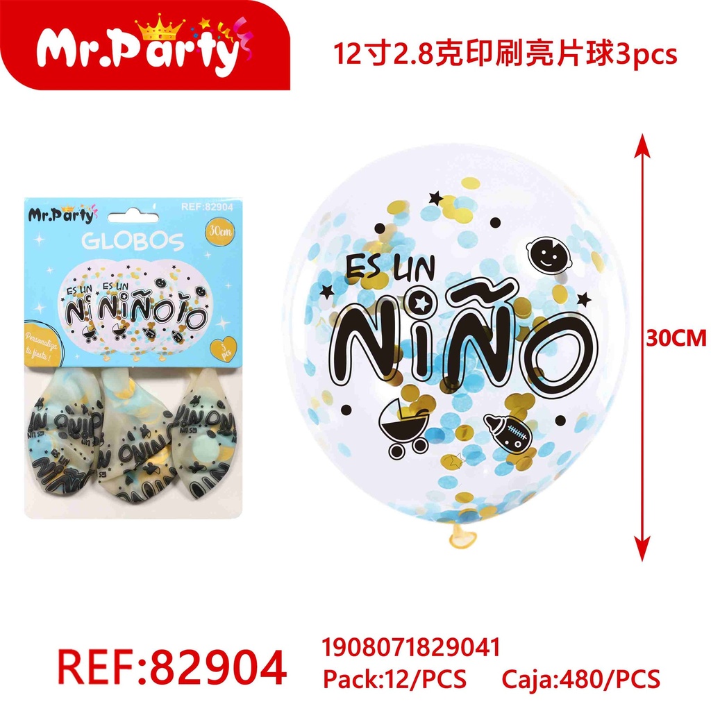 [Mr-82904] GLOBO CON CONFETI