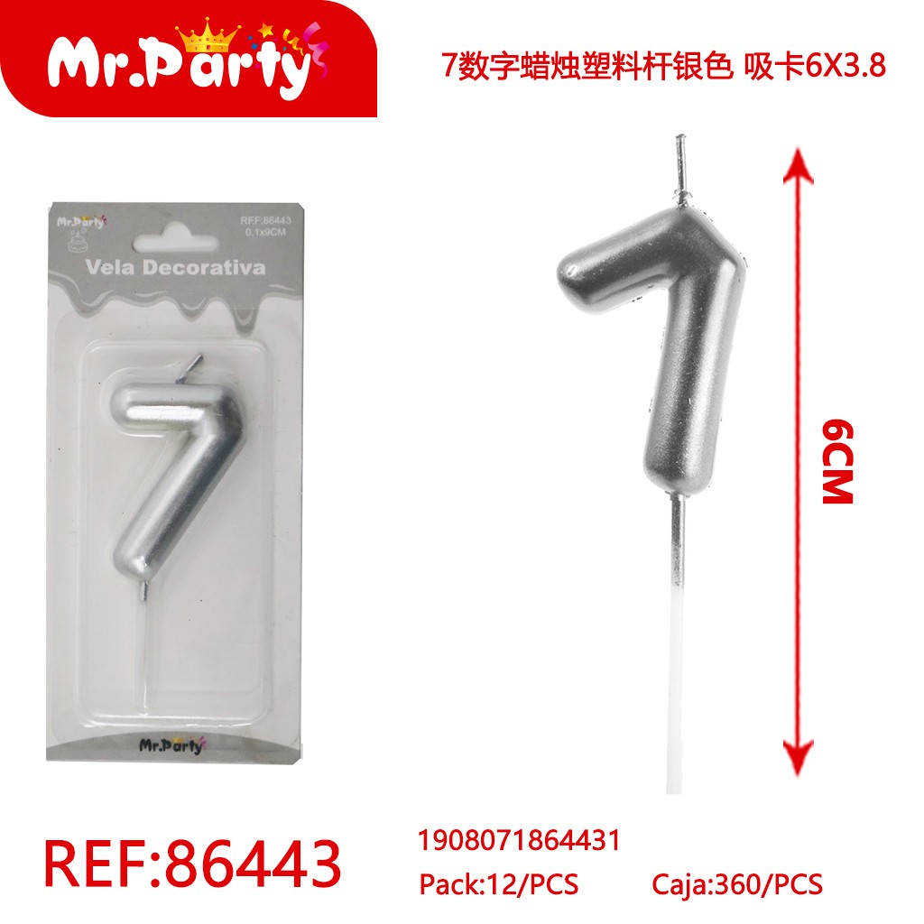 [Mr-86443] VELA DE CUMPLEANOS