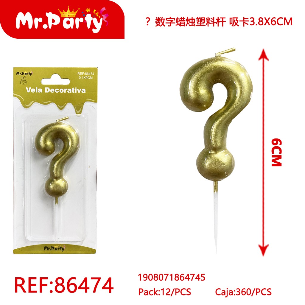 [Mr-86474] VELA DE CUMPLEANOS