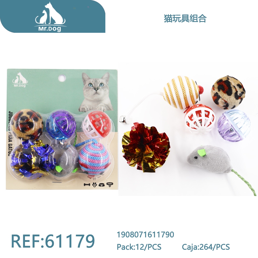 [Mr-61179] SET DE JUGUETES PARA GATOS
