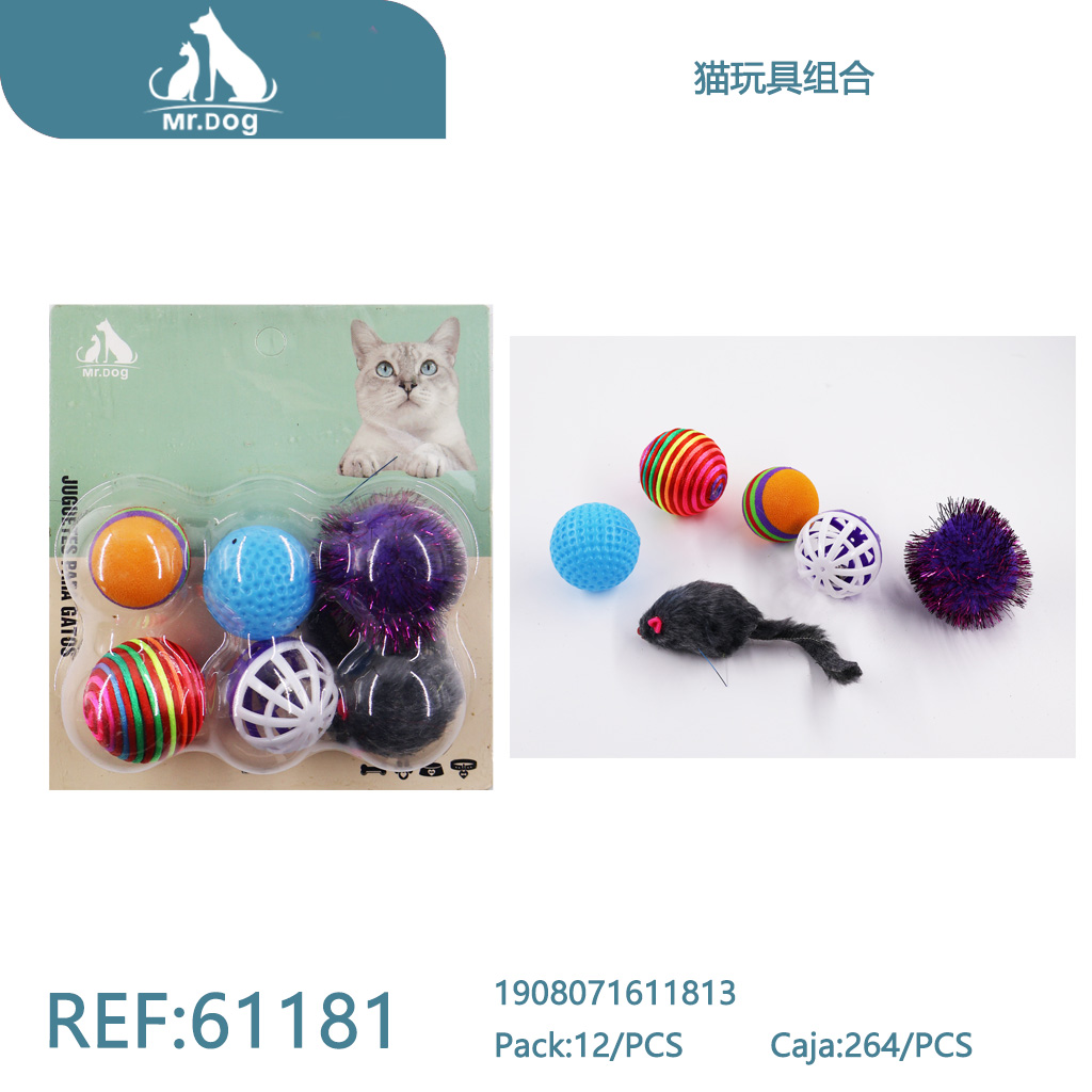 [Mr-61181] SET DE JUGUETES PARA GATOS