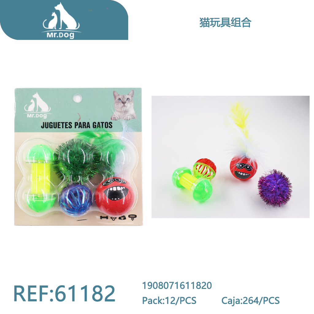 [Mr-61182] SET DE JUGUETES PARA GATOS