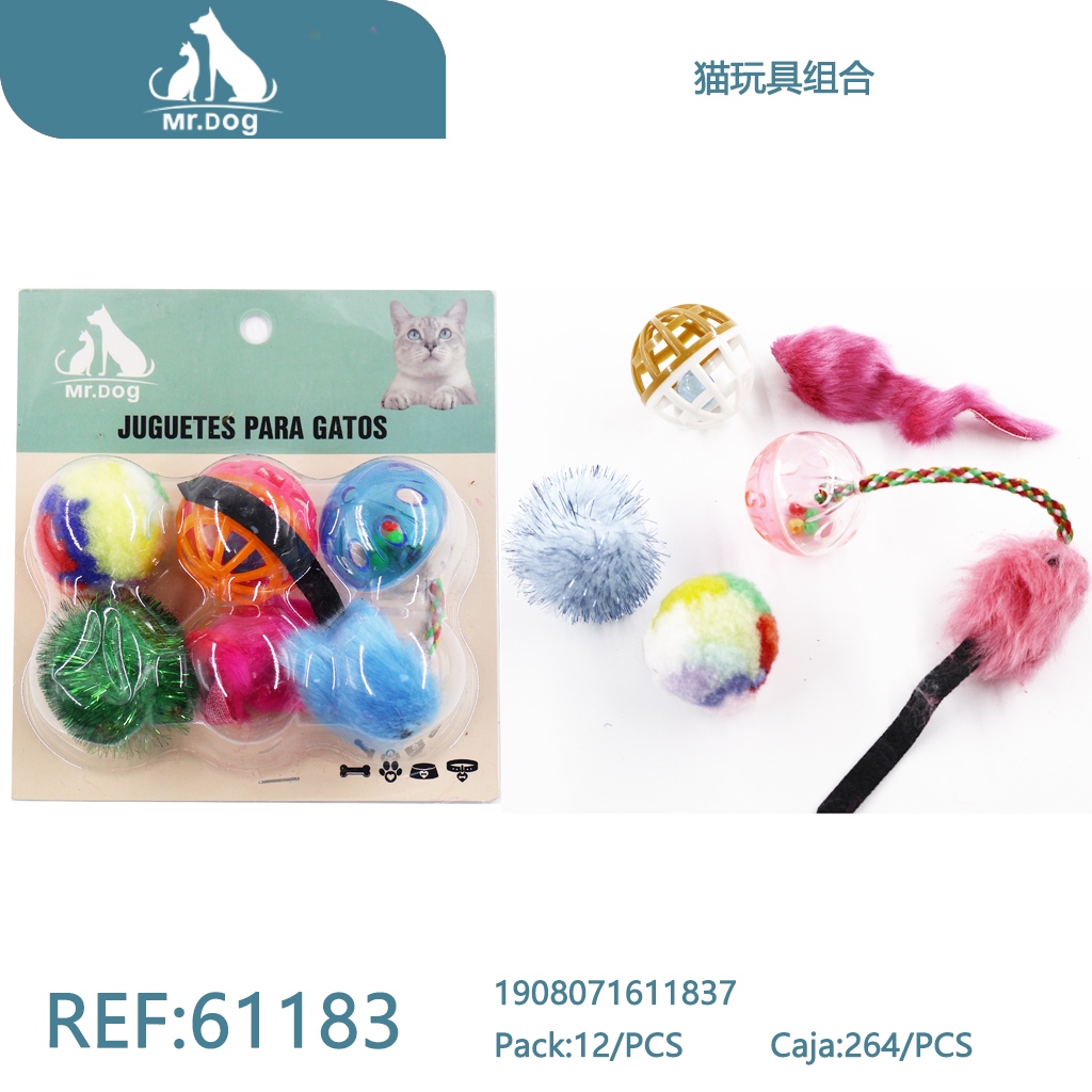 [Mr-61183] SET DE JUGUETES PARA GATOS