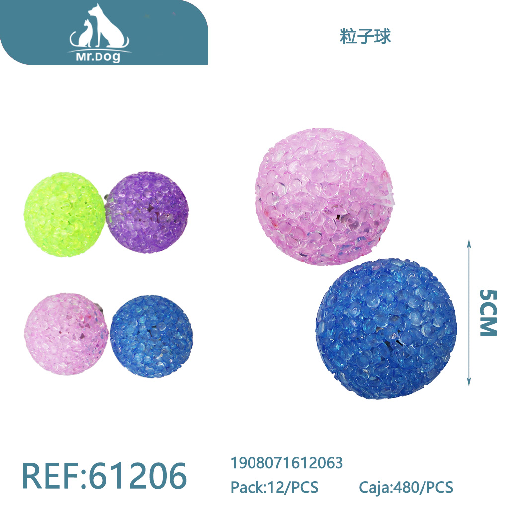 [Mr-61206] PELOTA CON RELLENO DE PARTÍCULAS PARA GATOS