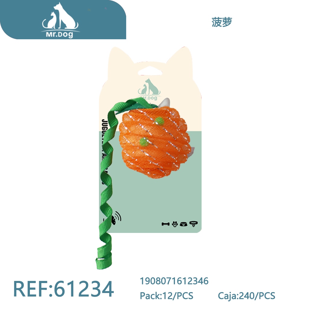 [Mr-61234] PIÑA PARA GATOS (JUGUETE DE PELUCHE)