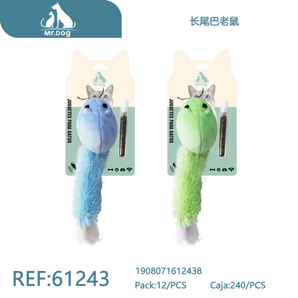 [Mr-61243] RATÓN CON COLA LARGA PARA GATOS