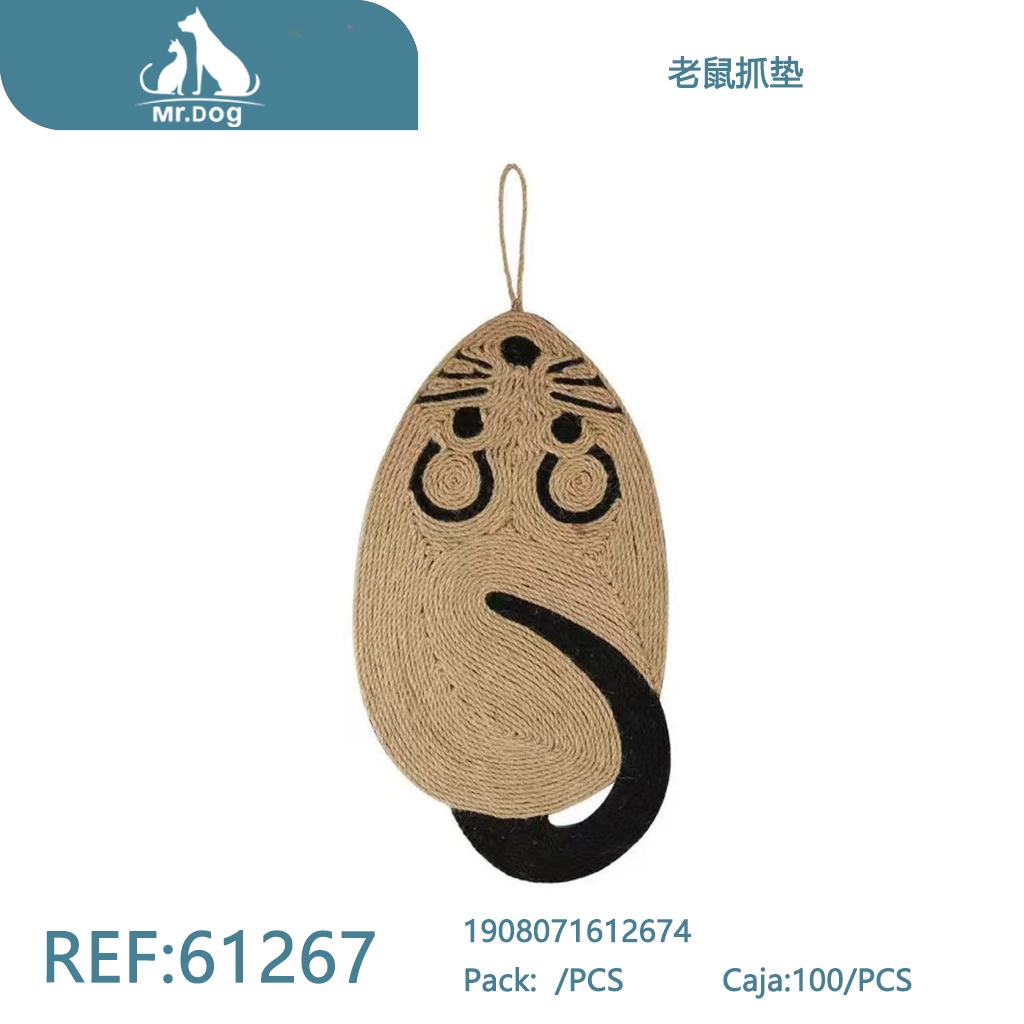 [Mr-61267] RASCADOR CON DISEÑO DE RATÓN PARA GATOS