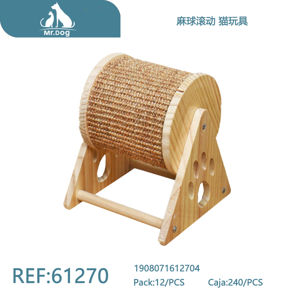 [Mr-61270] PELOTA DE YUTE PARA GATOS