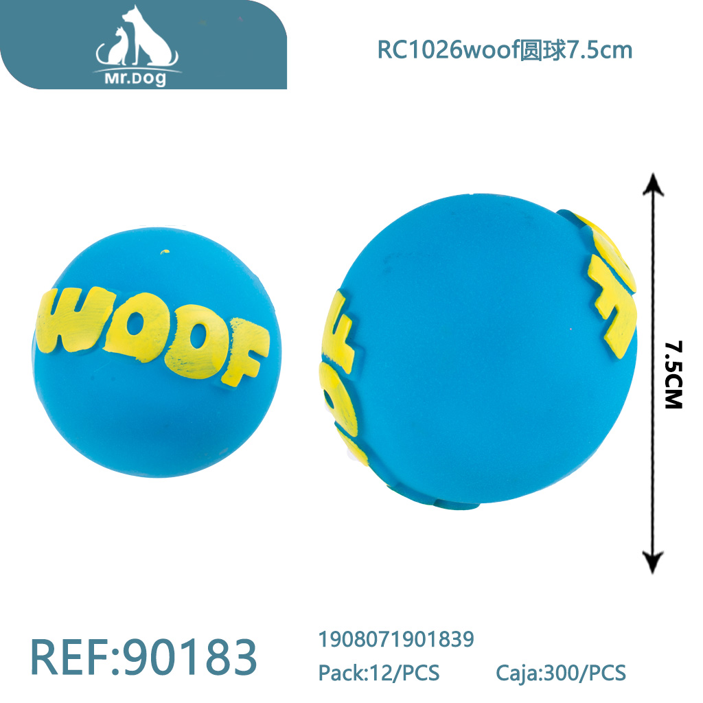 [Mr-90183] PELOTA REDONDA PARA MASCOTAS