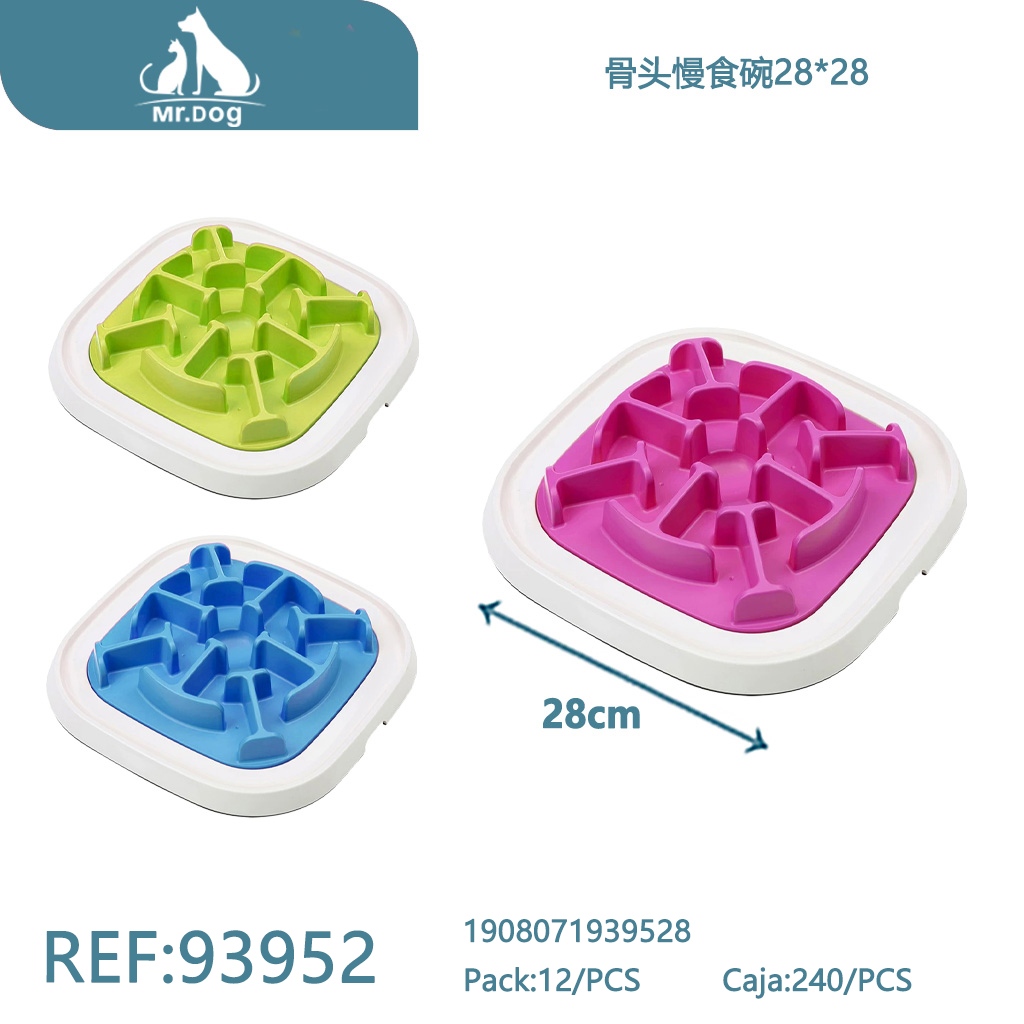 [Mr-93952] COMEDERO LENTO PARA PERROS Y GATOS