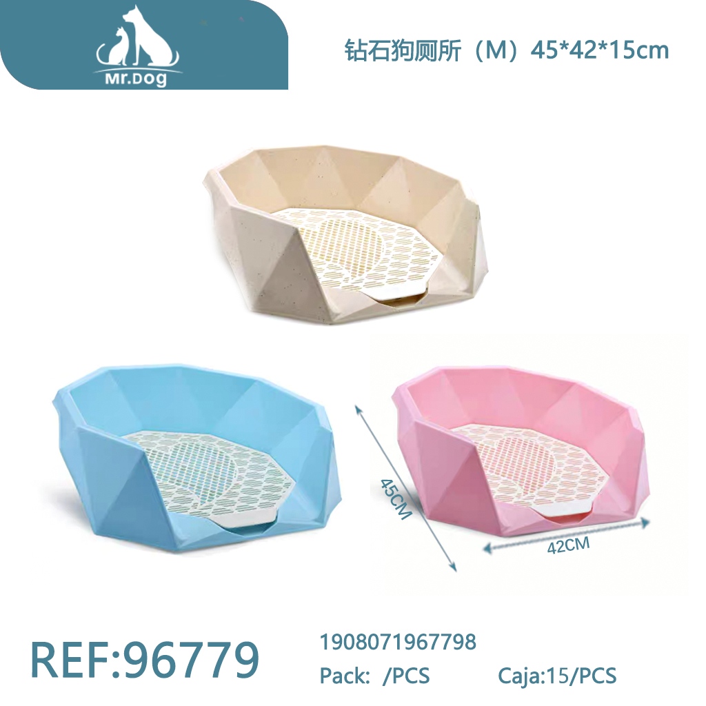 [Mr-96779] CSG-D001M钻石狗厕所（M）45*42*15CM