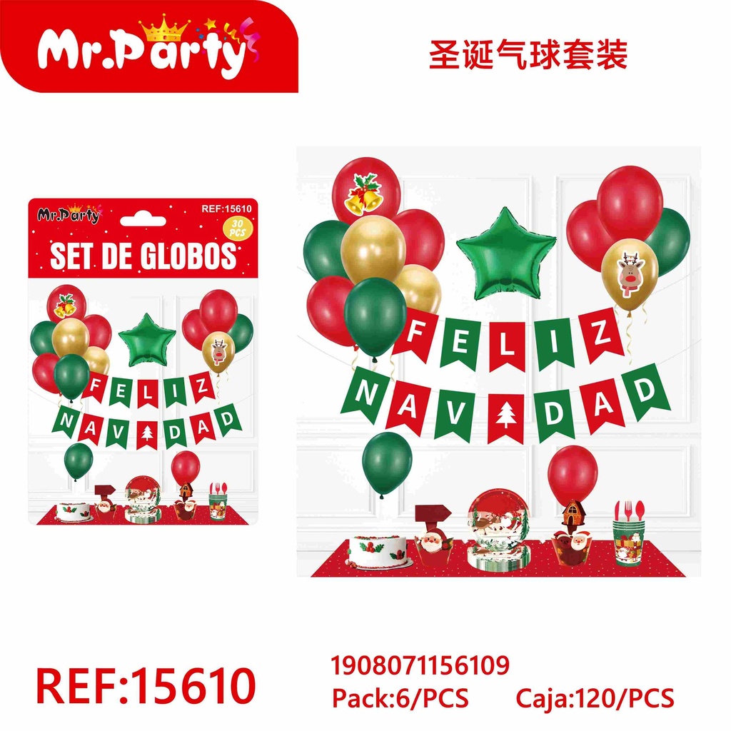 [Mr-15610] SET DE GLOBOS