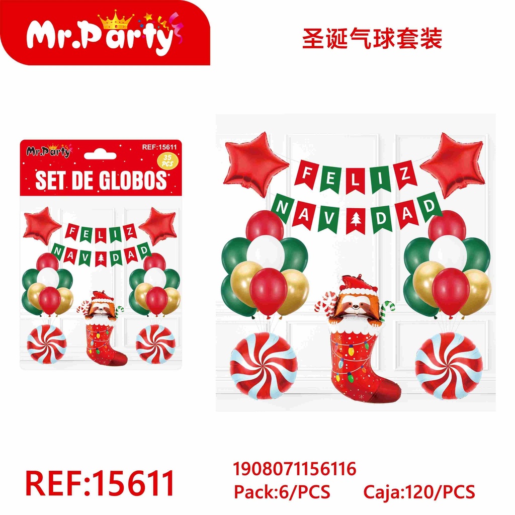 [Mr-15611] SET DE GLOBOS