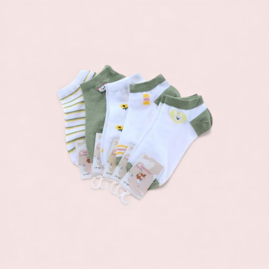 [YCS-11038] Calcetas Bordadas Dama