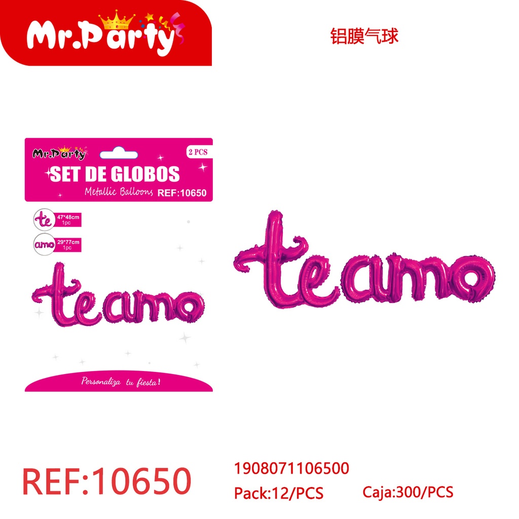 [Mr-10650] SET DE GLOBOS
