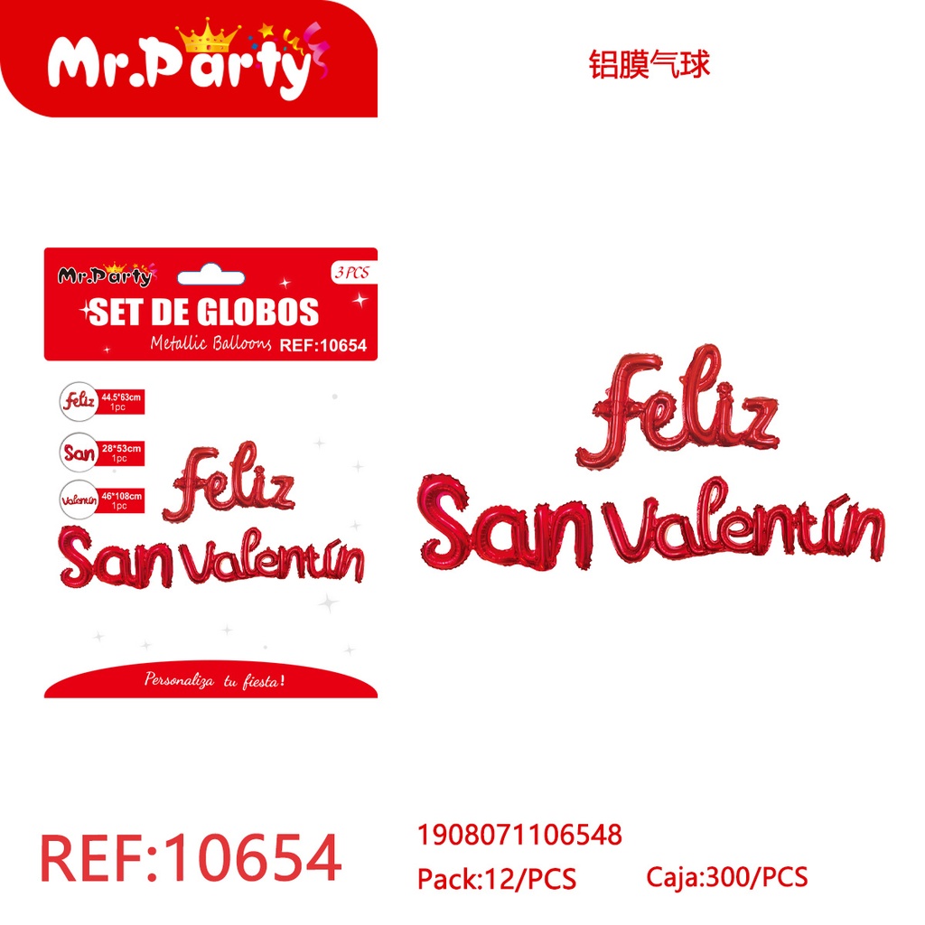 [Mr-10654] SET DE GLOBOS