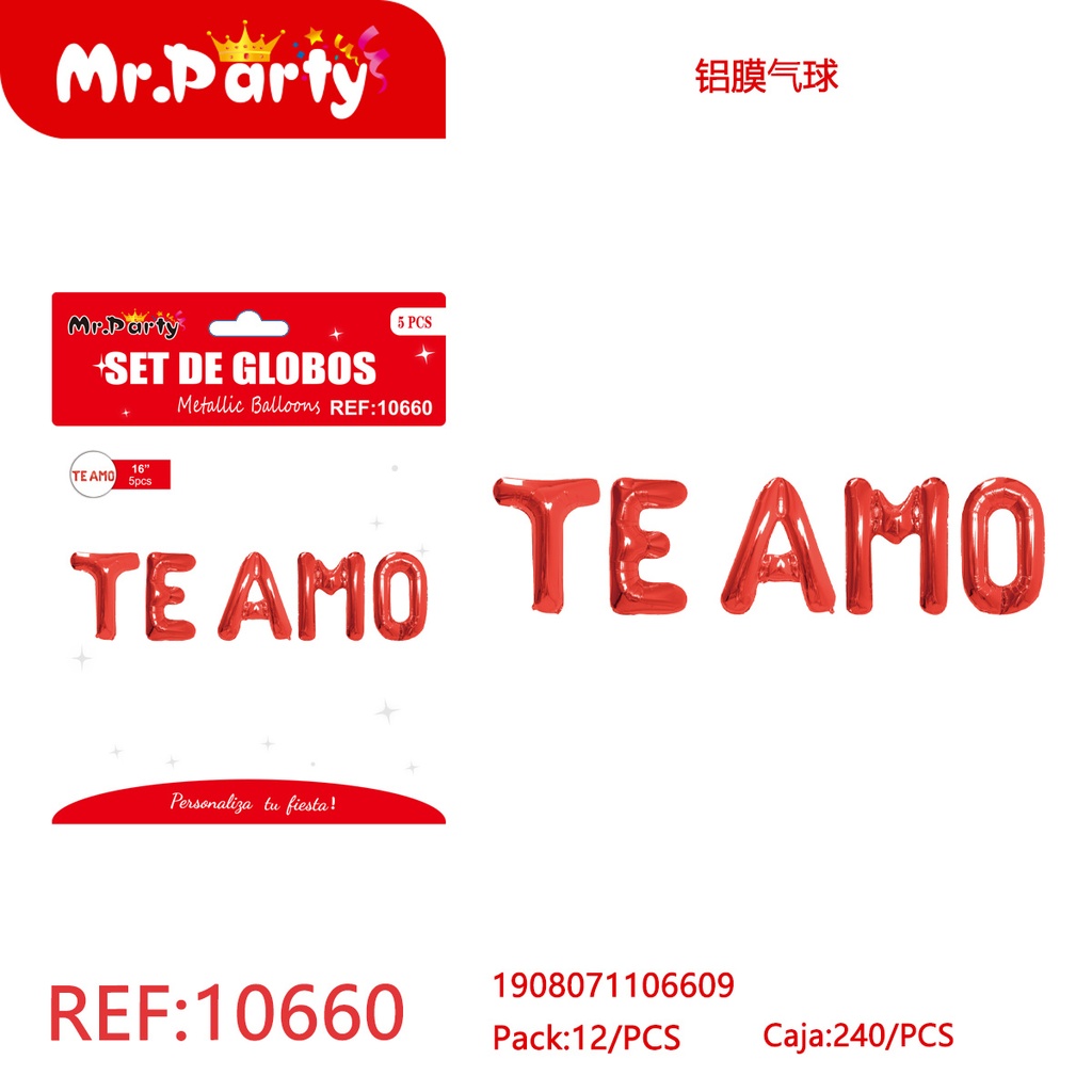[Mr-10660] SET DE GLOBOS