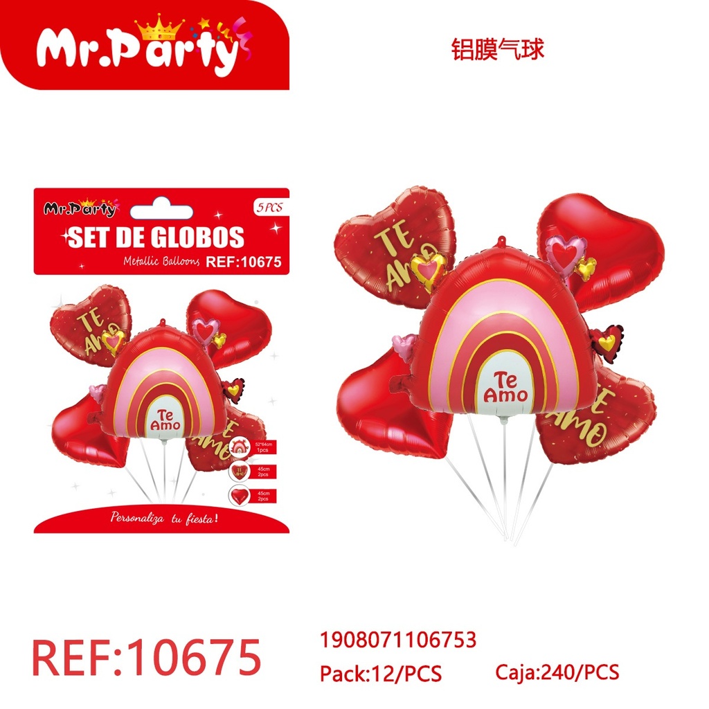 [Mr-10675] SET DE GLOBOS