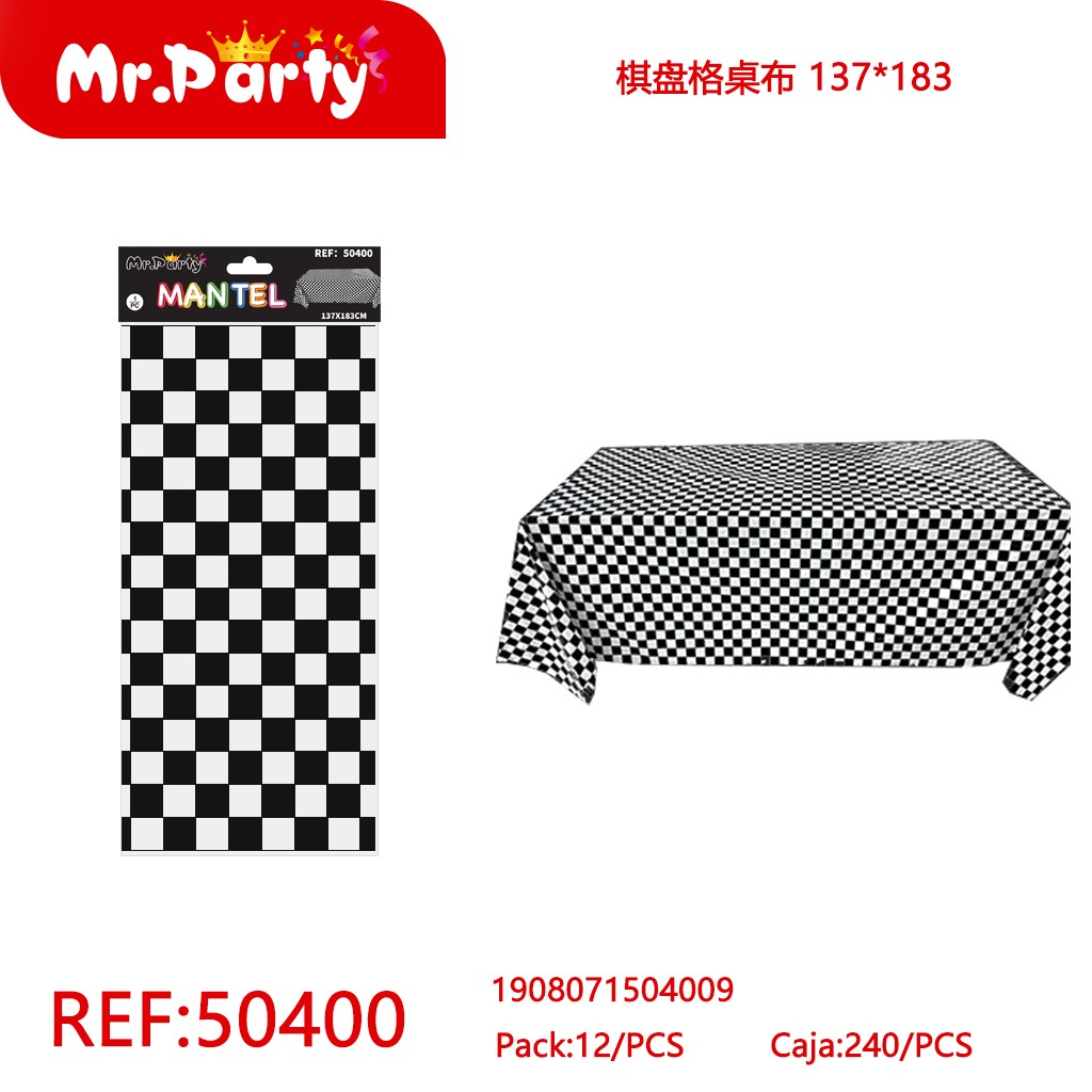 [Mr-50400] MANTEL DE CUADROS 137*183 CM