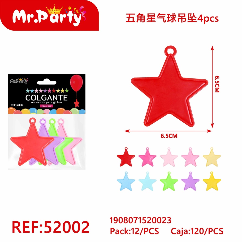 [Mr-52002] ACESORIOS PARA GLOBOS