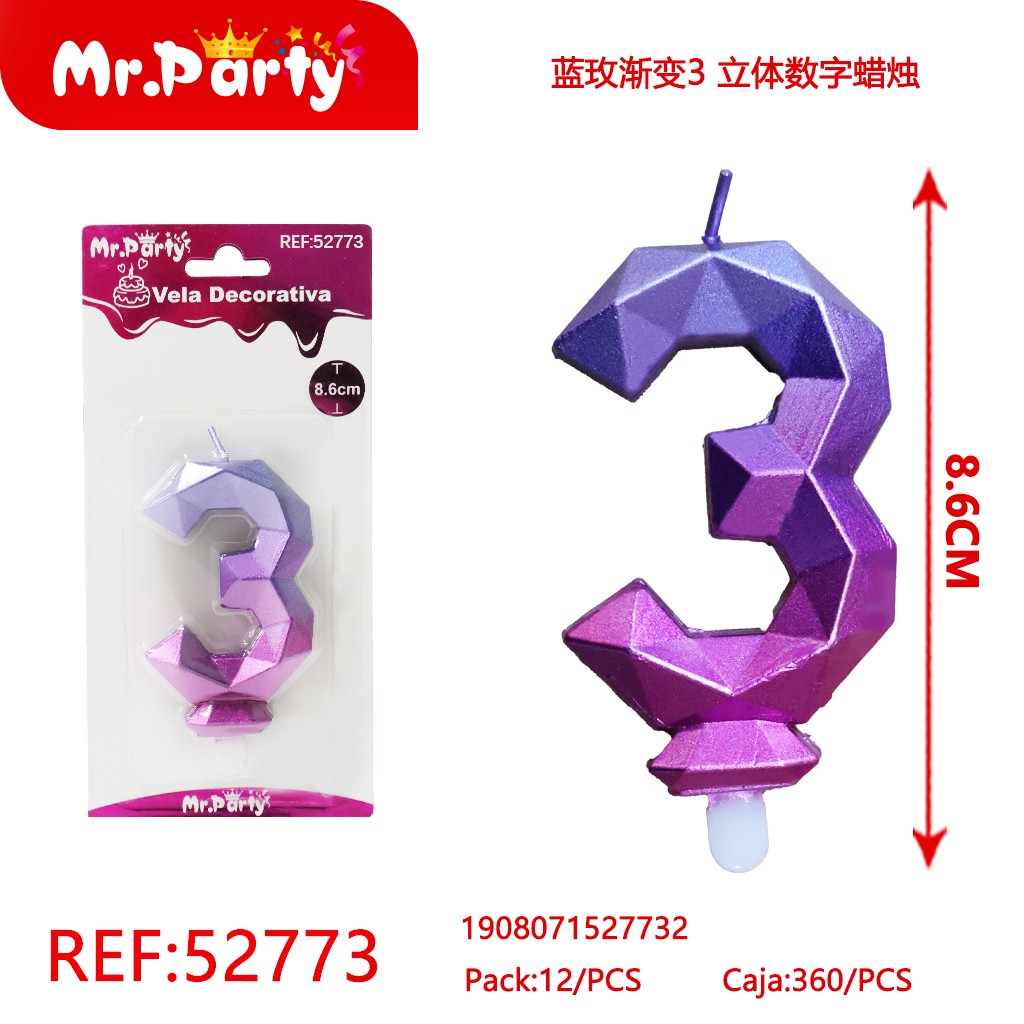 [Mr-52773] VELA DE CUMPLEANOS