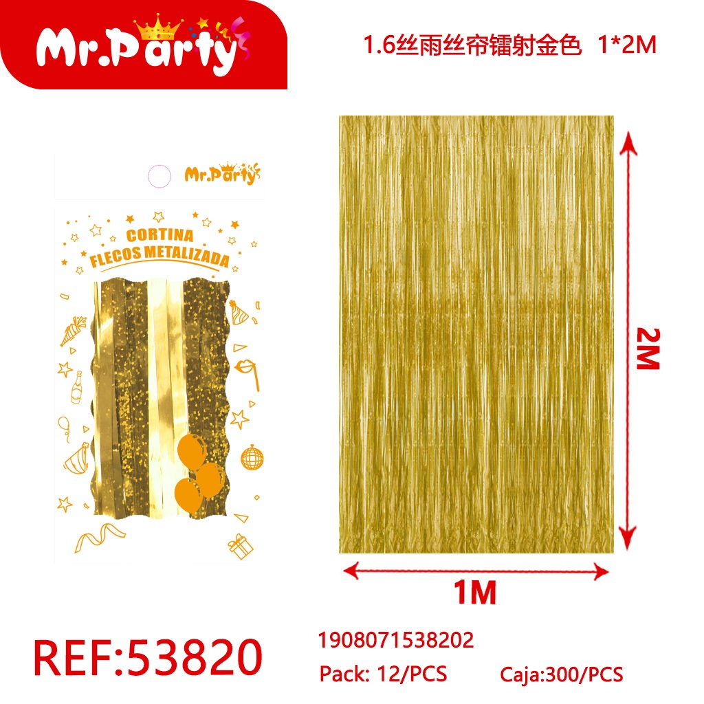[Mr-53820] CORTINA METALIZADA