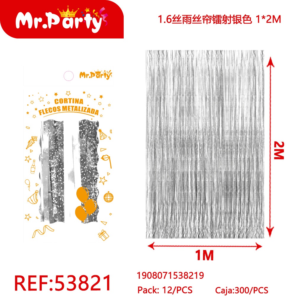 [Mr-53821] CORTINA METALIZADA