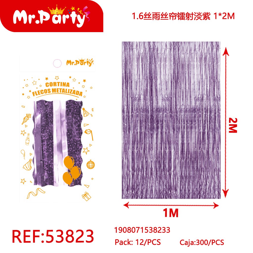 [Mr-53823] CORTINA METALIZADA