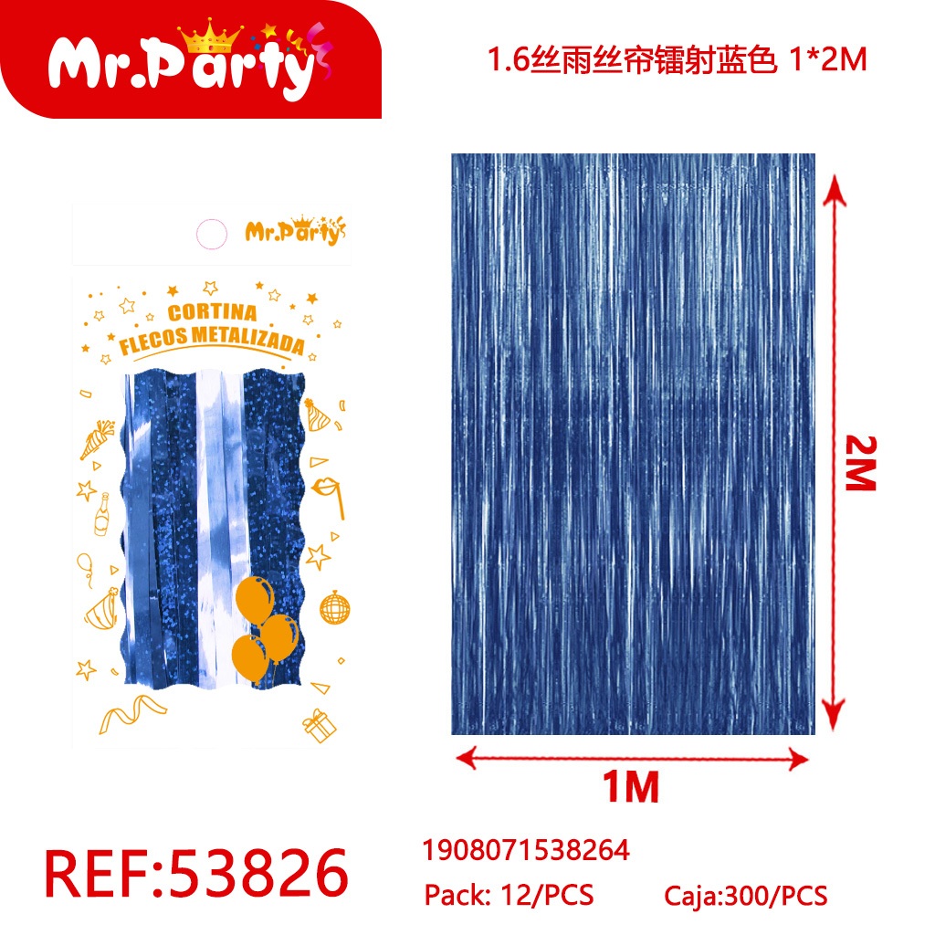 [Mr-53826] CORTINA METALIZADA