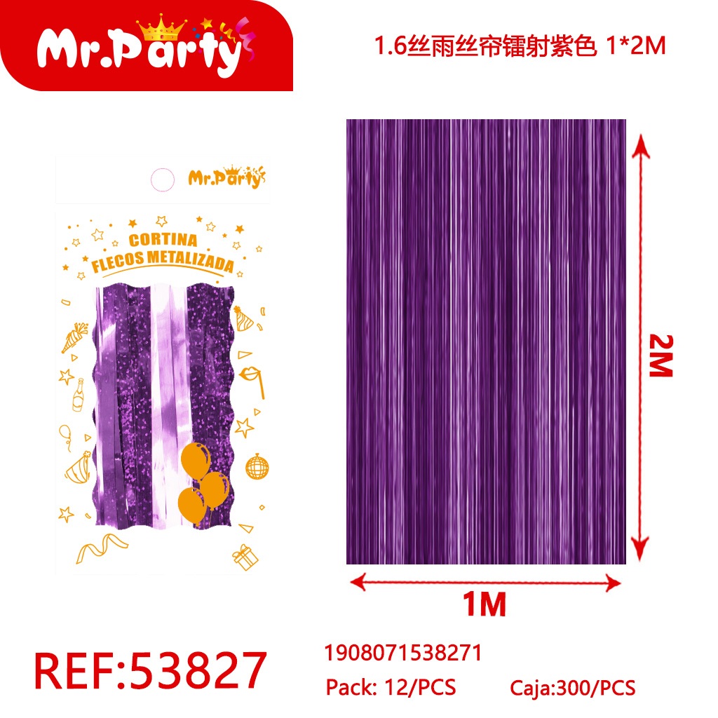 [Mr-53827] CORTINA METALIZADA