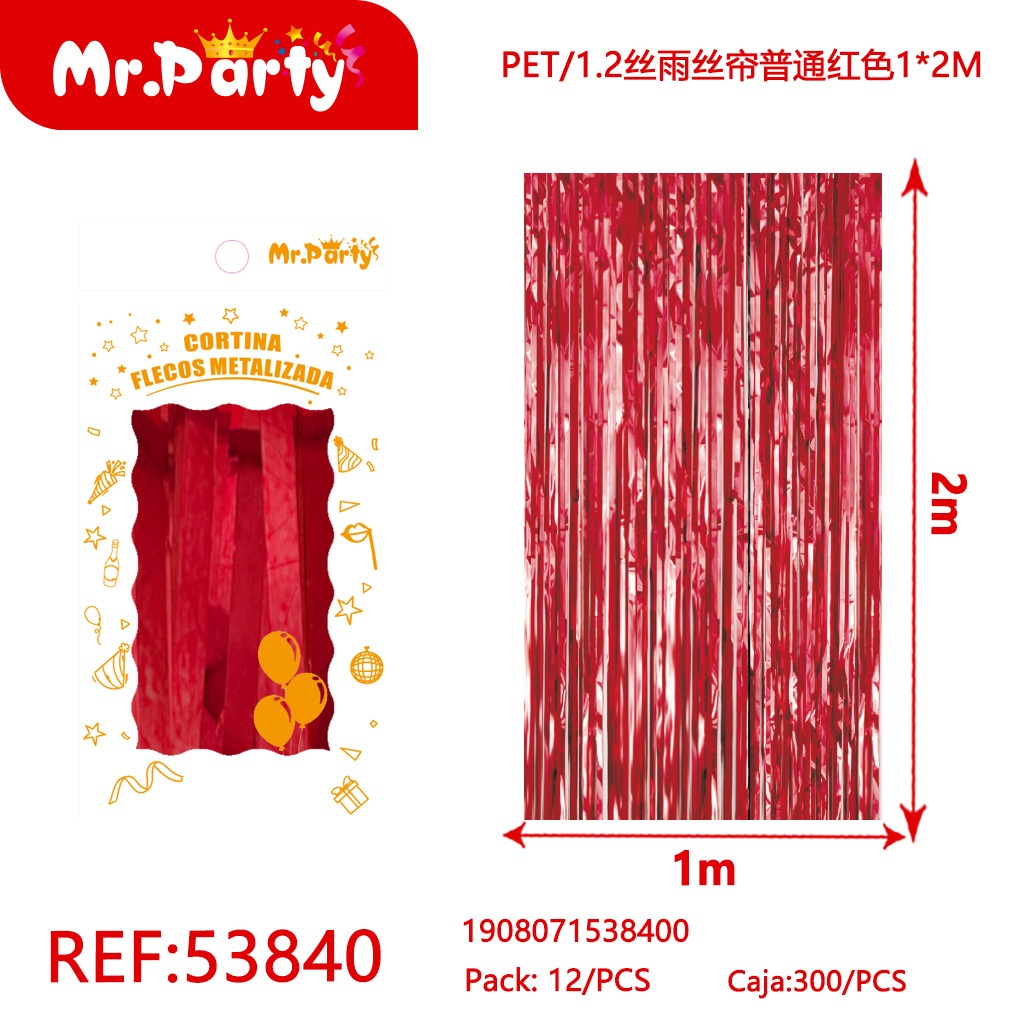 [Mr-53840] CORTINA METALIZADA