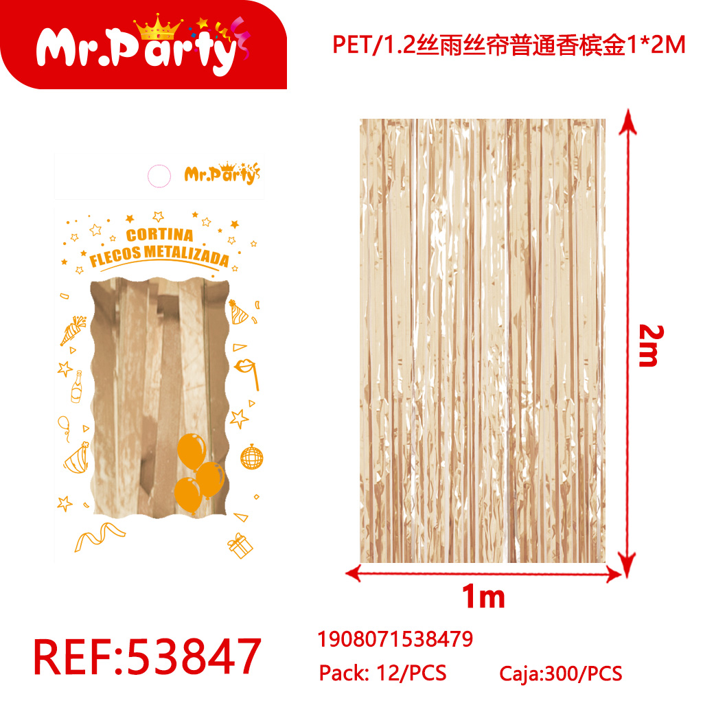 [Mr-53847] CORTINA METALIZADA