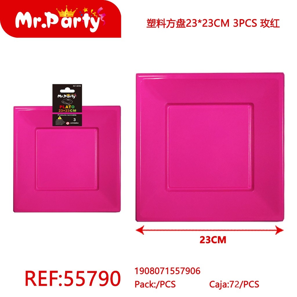 [Mr-55790] PLATO PLASTICO
