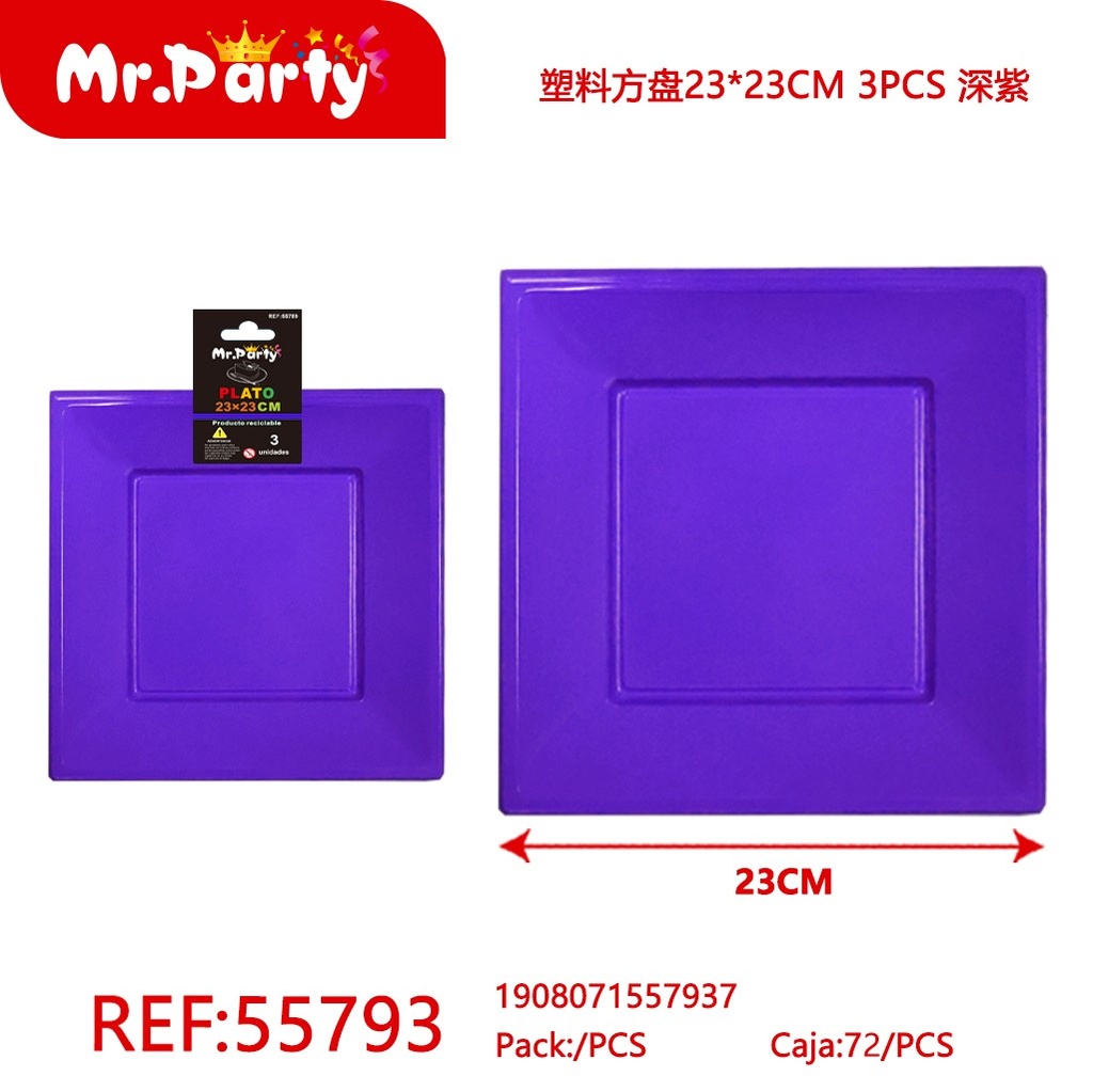 [Mr-55793] PLATO PLASTICO