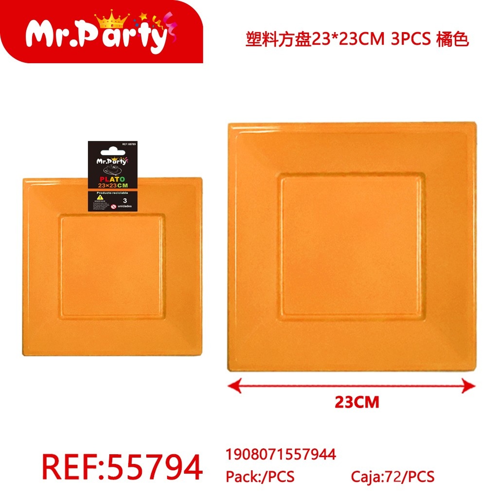 [Mr-55794] PLATO PLASTICO