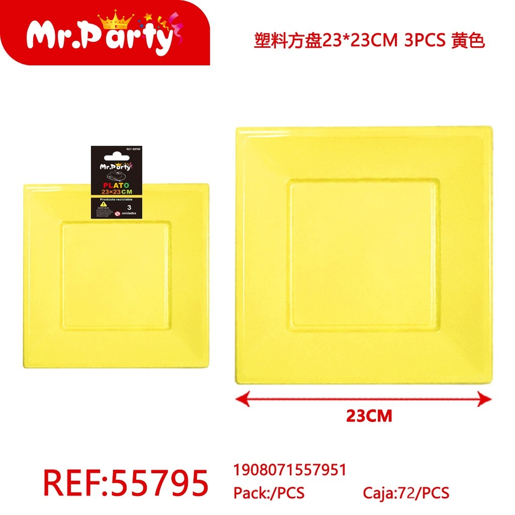 [Mr-55795] PLATO PLASTICO