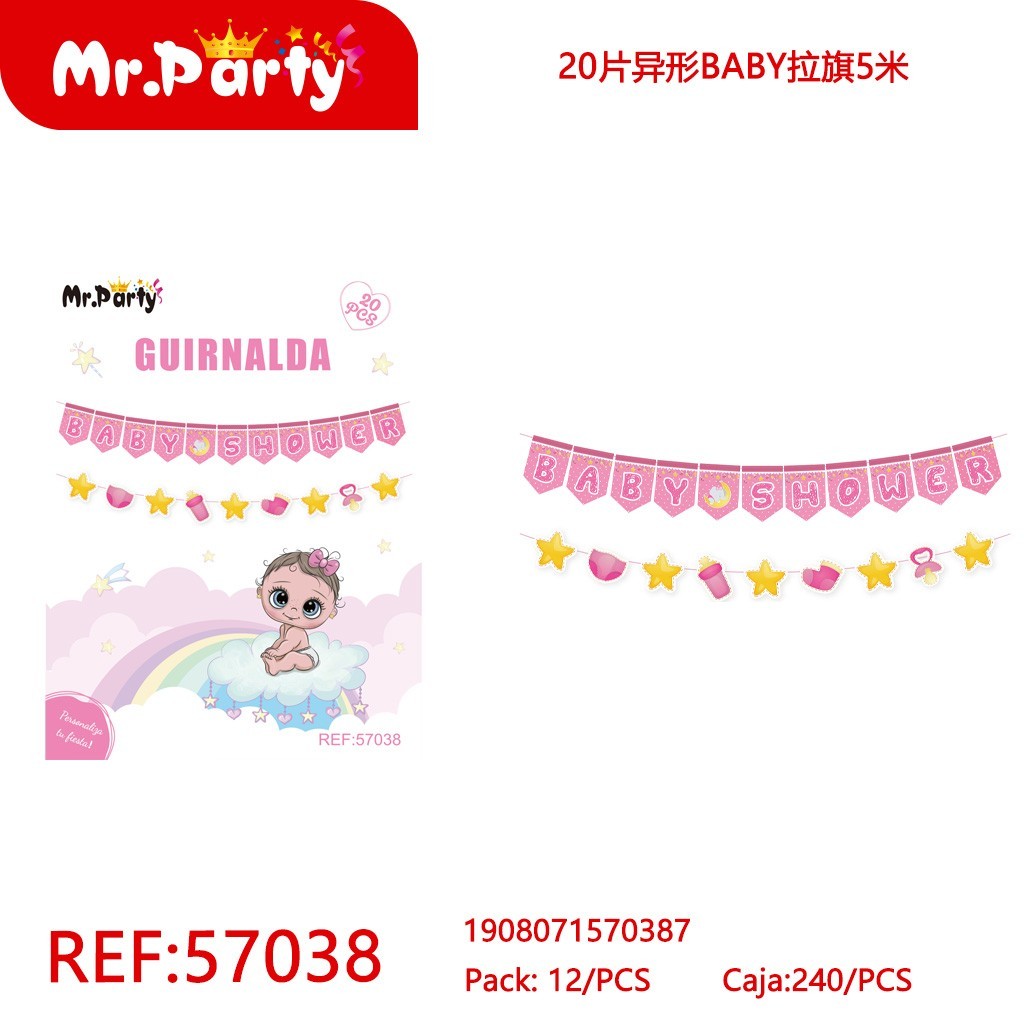 [Mr-57038] GUIRNALDA DE BABY SHOWER