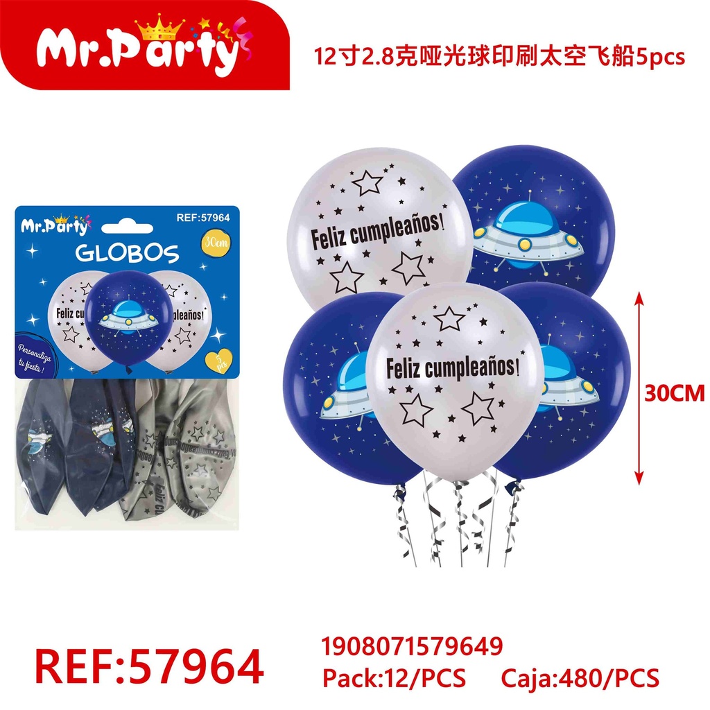 [Mr-57964] GLOBOS IMPRESO